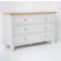 Roseland Furniture Farrow Grey Chest of Drawer 120x78cm