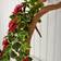 Nearly Natural Faux Poinsettia Holly Plant Red/Green Decoration 30" 2