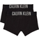 Calvin Klein Niño Pack de 2 Bóxers Trunks Algodón con Stretch - Black