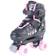 SpinOut Roller Skates Side By Side Pink/Black