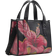 River Island Floral Debossed Tote Bag - Black