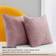 Deconovo Soft Decorative Pillow Case Pink (45.7x45.7cm)