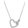 Edblad Eternal Heart Necklace - Silver/Transparent