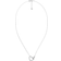 Edblad Eternal Heart Necklace - Silver/Transparent