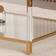 Vidrio Transparent/Gold Coffee Table 70x130cm