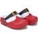 Crocs Kid's Classic Lined Santa Clog - Varsity Red/Multi