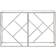vidaXL 349993 Silver/Transparent Avlastningsbord 30x110cm