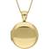 C. W. Sellors Round Locket Pendant Necklace - Gold