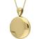 C. W. Sellors Round Locket Pendant Necklace - Gold