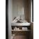 Woud Suspended White Pigmented Oak Wall Mirror 50x70cm