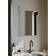 Woud Suspended White Pigmented Oak Wall Mirror 50x70cm