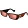 Gucci Women's Eyewear GG0516S Sunglasses - Havana/Red