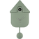 Karlsson Cuckoo Metallic Green Wall Clock 23cm