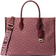 Michael Kors Mirella Medium Metallic Logo Jacquard Tote Bag - Oxblood Mlti