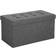 Songmics LSF46GYZ Dark Grey Storage Bench 76x38cm