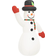 vidaXL Inflatable Decorations Snowman with Leds 455cm