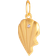 ByBiehl Just Love Pendant Left - Gold/Transparent