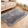 HARESLE Faux Fur Fluffy Grey 40x60cm