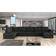 Mirjan24 Wilma Black Soffa 370cm