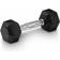 Master Fitness Rubber Chrome Hex Dumbbell 20kg