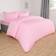 Brentfords Microfibre Double Bedding Duvet Cover Pink (200x200cm)