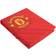 Manchester United FC Core Stripe Single Påslakan Röd, Svart, Vit (200x135cm)