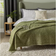 Habitat Faux Mohair Blankets Green (150x125cm)