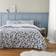 Bianca Brushed Cotton Ophelia Floral Duvet Cover Blue (220x260cm)