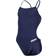 Arena Girl's Team Challenge Soild Swimsuit - Navy/White (004765-750)