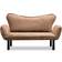 Trademax Maroochydore Light Brown Sofa 140cm 2 Seater