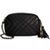 Dune London Quilted Camera Bag - Black Leather