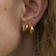 ByBiehl Ocean Flow Hoops Small - Gold