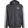 adidas Essentials 3-Stripes Windbreaker - Black/White