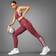 adidas Legging Long Côtelé Hyperglam - Shadow Red