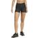 adidas Optime 4-Inch Raw-Cut-Hem Tights - Svart