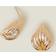 Accessorize Gold Plated Tapered Stud Earrings - Gold