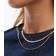 Pieces Two Chain Necklace - Gold