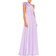 Mac Duggal Polka Dot Ruffled One Shoulder Gown - Lilac