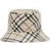 Burberry Check EKD Bucket Hat - Alabaster