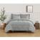 Truly Soft Solid Recycled Sustainable Bedspread Gray (264.2x228.6cm)