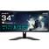 Gigabyte 34 Inch Quad HD Monitor 20VM0-G34WQCPBI-1EKR