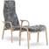 Swedese Lamino & Footstool Scandinavian Grey Fåtölj 101cm