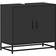 vidaXL Bathroom Sink Cabinet Black 65 x 33 x 60 cm