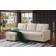 ERYE Reversible Sleeper Bed Beige Sofa 117.5" 4pcs