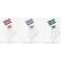 adidas Mid Cut Crew Socks 3 Pack - White/Glow Pink/White