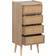 BigBuy Garden Chiffonier Samir Natural Byrå 30x87cm