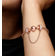 Pandora Clear Pavé Safety Chain Clip Charm - Rose Gold/Transparent