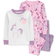 Carter's Toddler Unicorn 100% Snug Fit Cotton Pajamas 4-piece - Pink/Purple