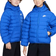 NIKE Big Kid's Sportswear Lightweight Synthetic Fill Loose Hooded Jacket - Game Royal/Game Royal/White (FD2845-480)