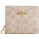 Coach Snap Wallet In Signature Canvas - Gold/Sand/Chalk